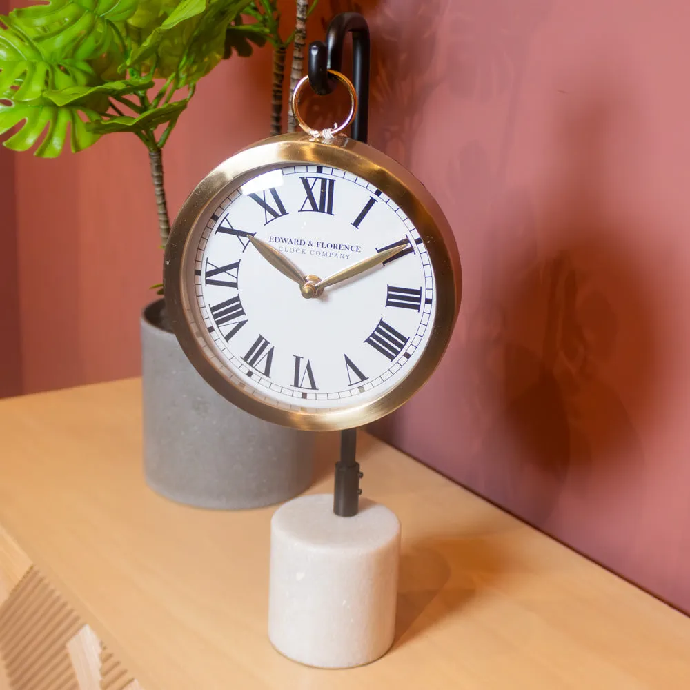 Edward And Florence Hanging Clock