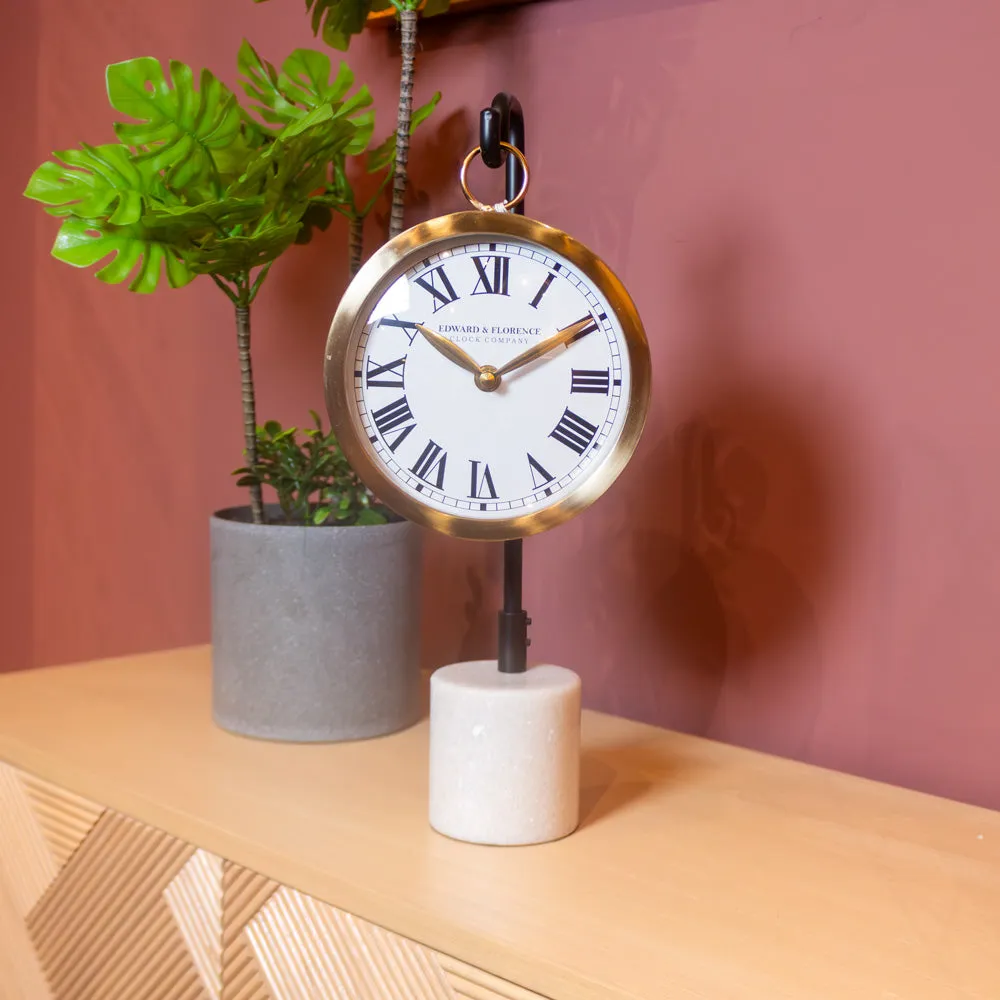 Edward And Florence Hanging Clock