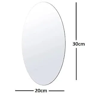 Elegant Wall Sticker Mirror, 20 x 30 cm, Reflective Decor, Stylish Design