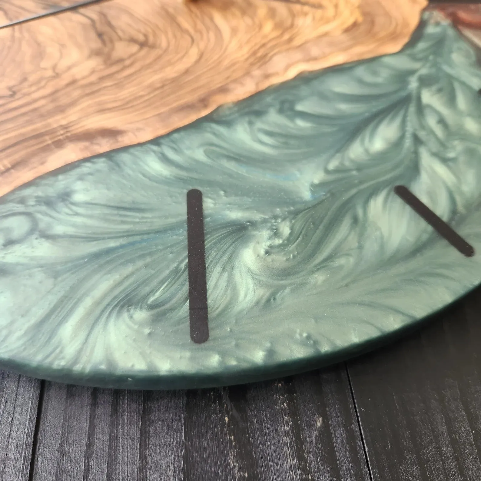 Emerald Ember Timepiece | Premium Handmade Wall Clocks