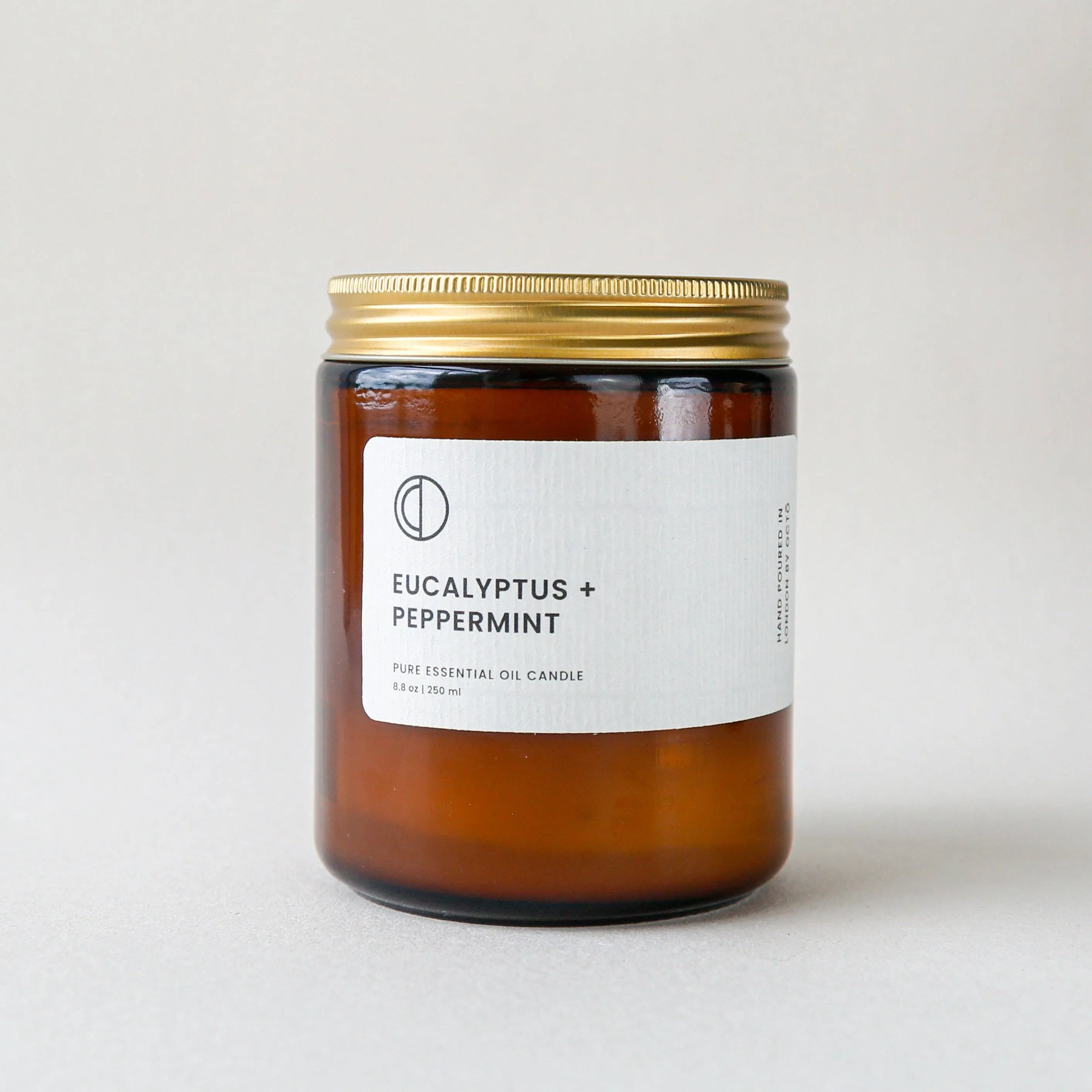 Eucalyptus   Peppermint candle: 120ml (small)