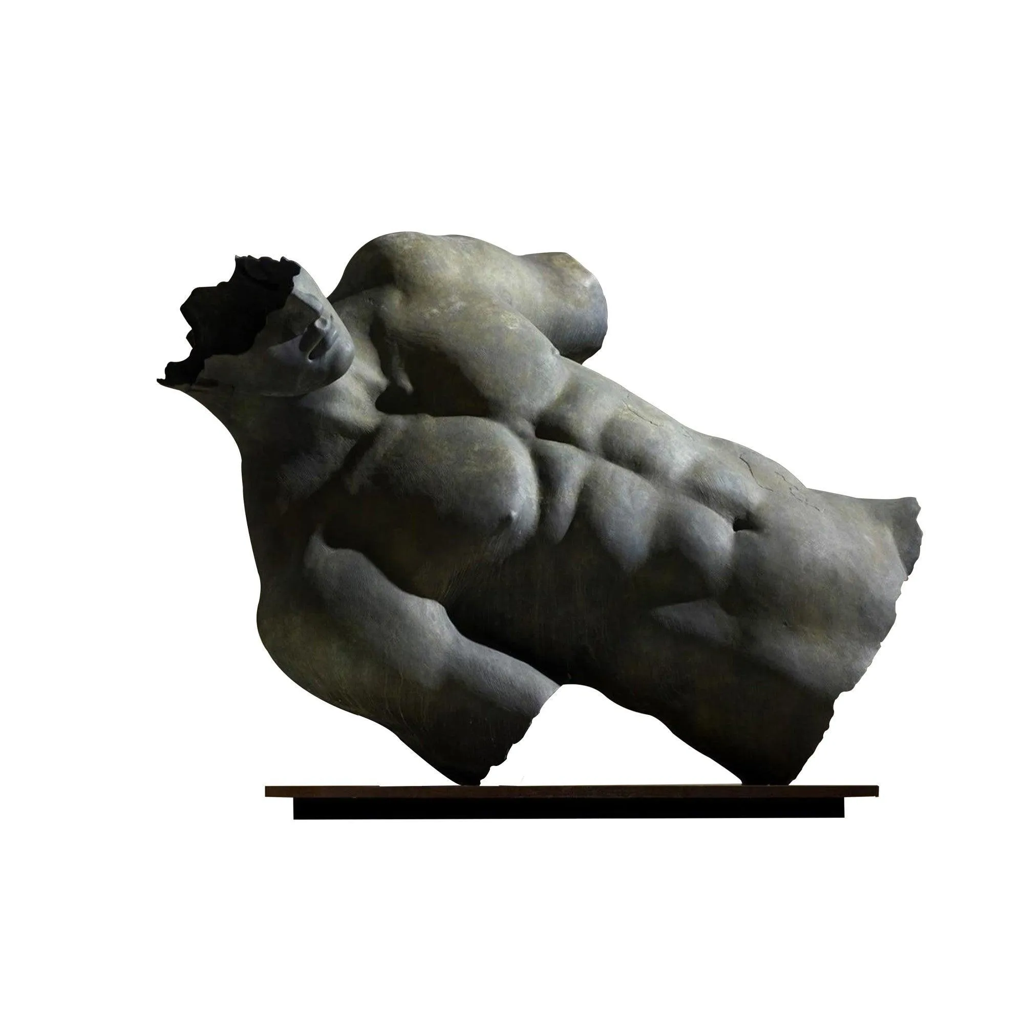 FINEST Abstract Bronze Bust Sculpture – Modern Art for Home and Office Decor FB-006