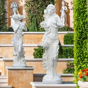FINEST Set of Four Musical Lady Statues FM-028