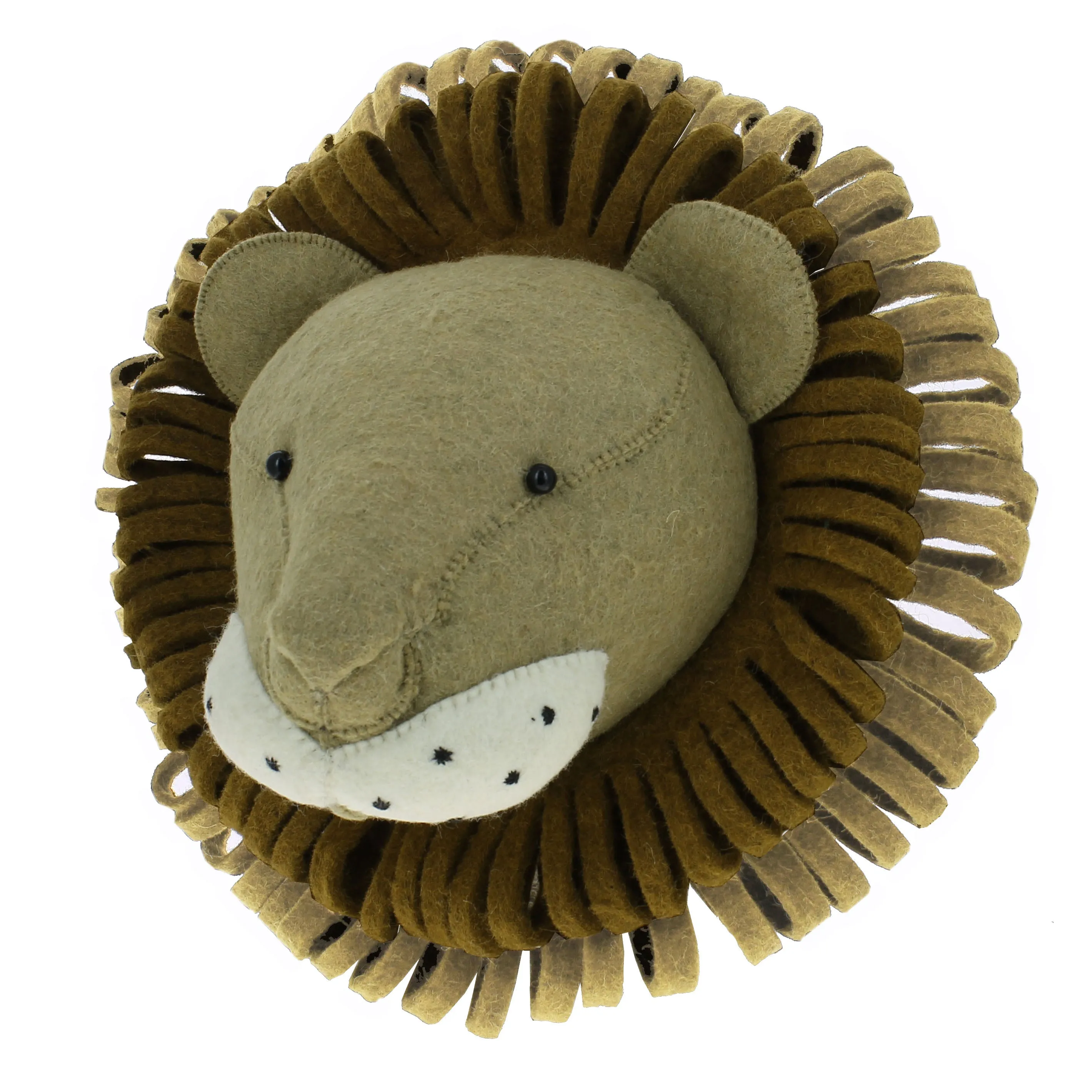 Fiona Walker England Camel Mane Lion Head Original