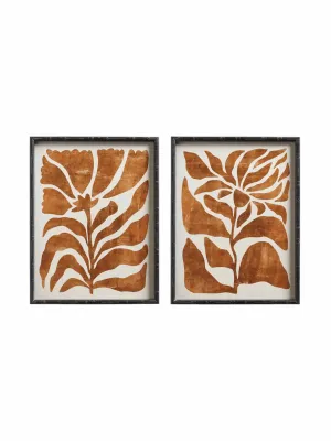 Framed Crisanta prints (set of 2)