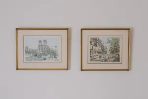 French Watercolor Prints