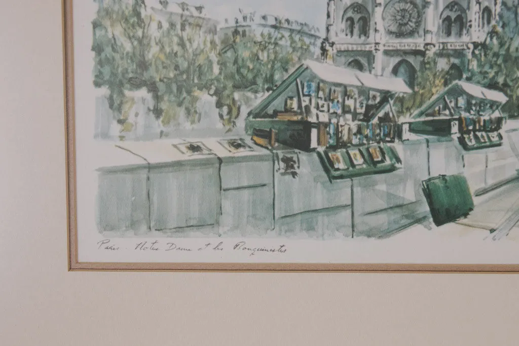 French Watercolor Prints