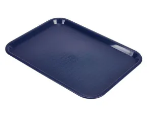 Genware CT1216-14 Fast Food Tray Blue Medium