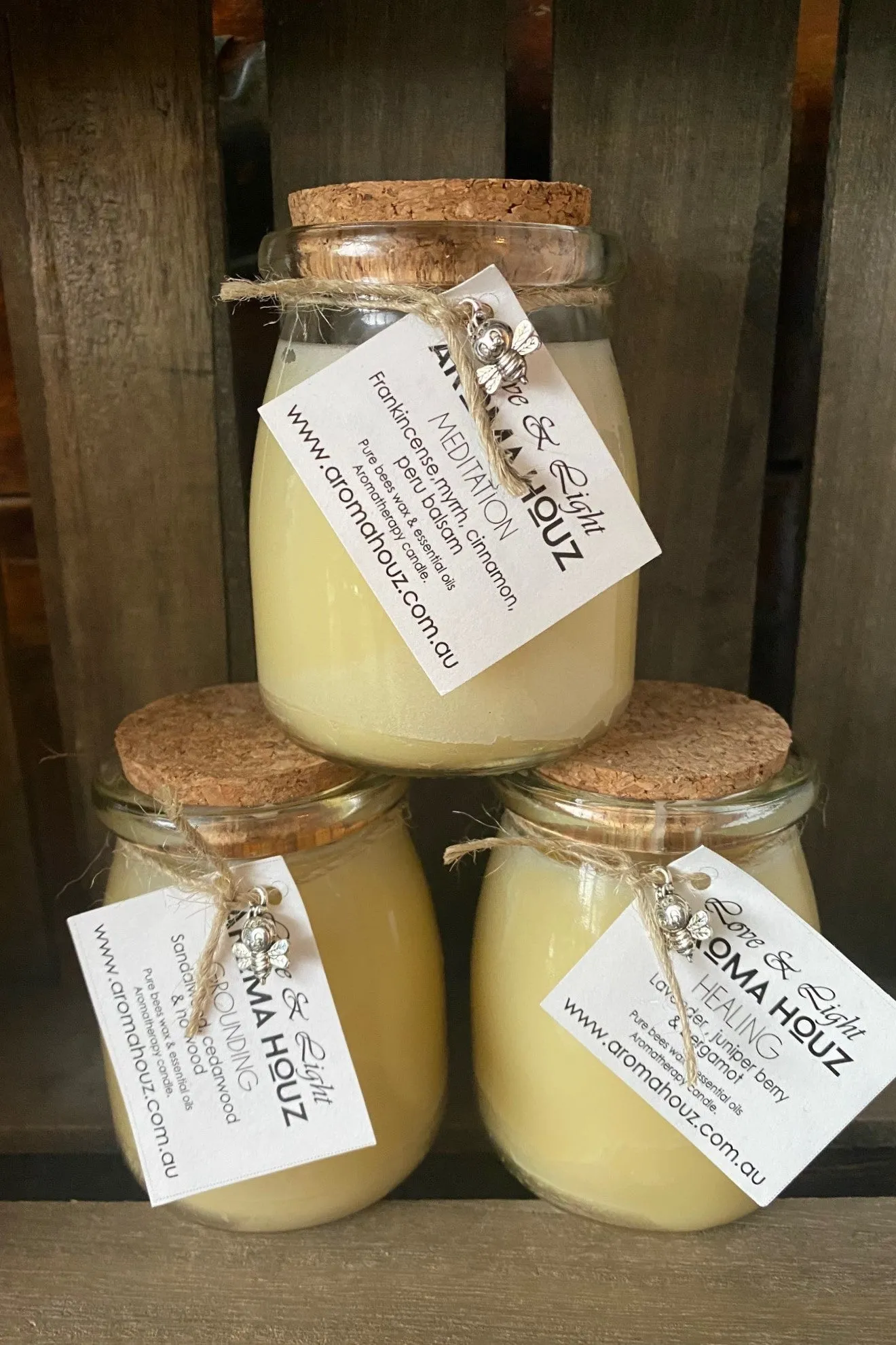 Healing Essential Oil - Coconut & Beeswax Candle