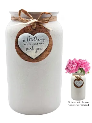 Heartfelt Mason Jar Vase - Mother