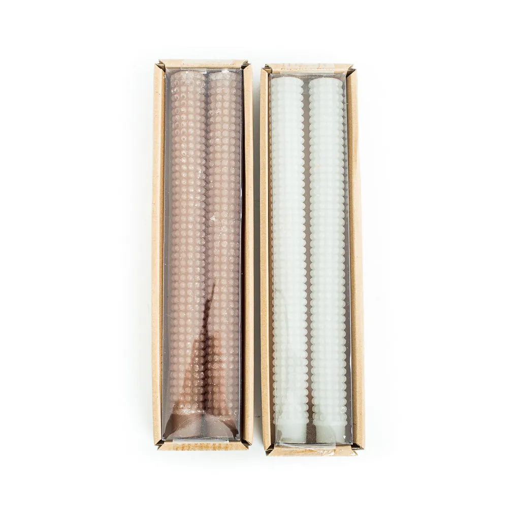 Hobnail Taper Candles