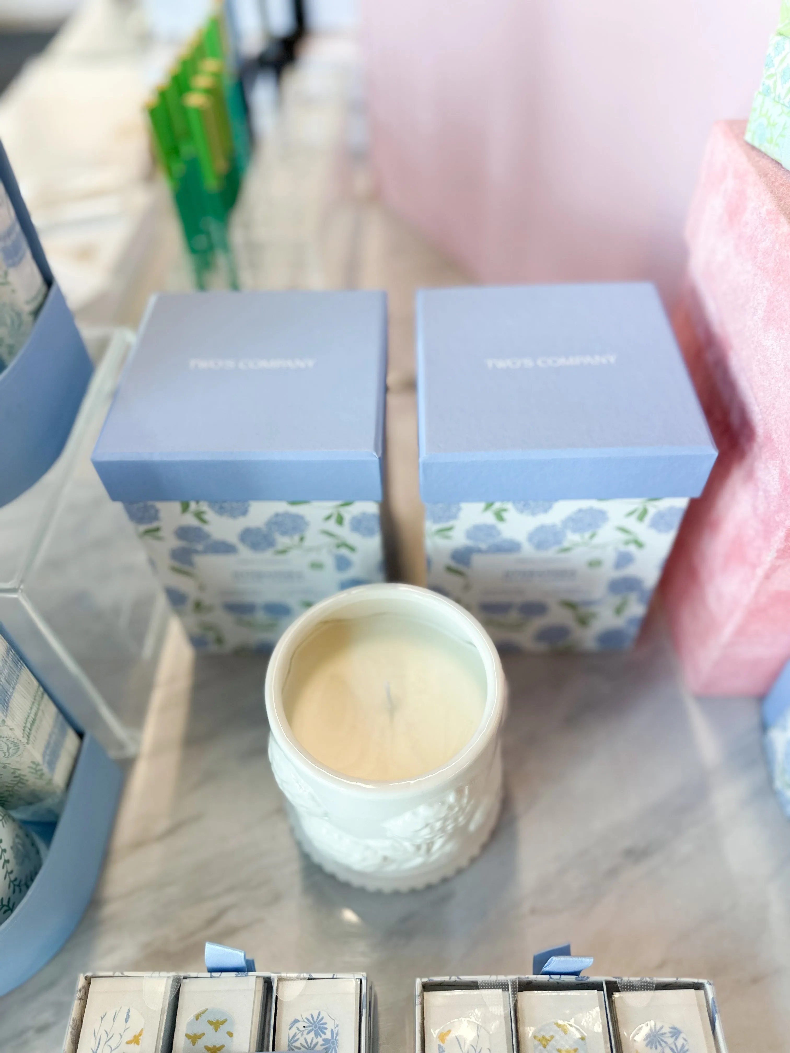 Hydrangea Candle Gift Box