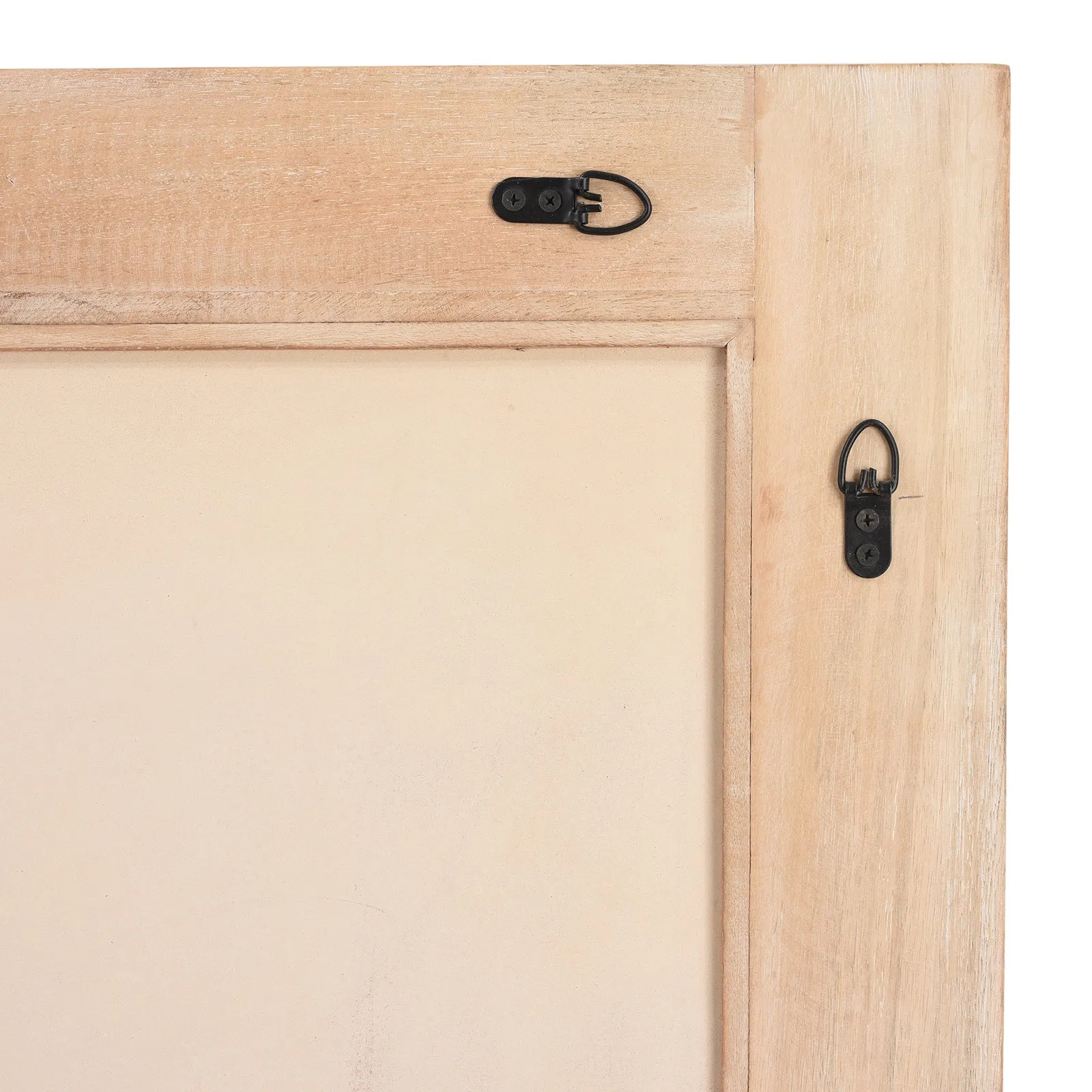 Indian Mango Wood Mirror - Kutchi Style