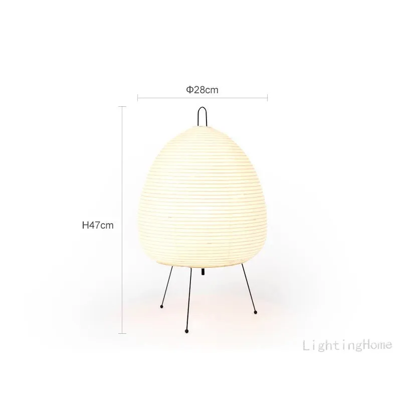 Japanese Design Akari Wabi-sabi Table Lamp