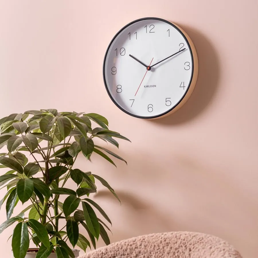 Joy Wall Clock - Black (40cm)