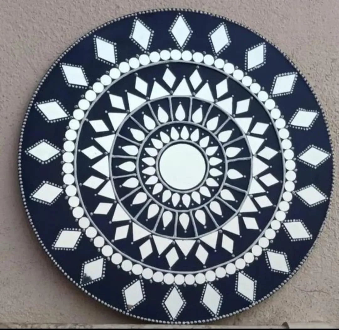 Kilo Cool HVAC 4 Variety Mirrors for Crafts - Mud Art, Lippan Art, Fabric Art, Mandala Art, Jewelry Making - 440 Pieces, 110 Each Shapes (Combo of 4)