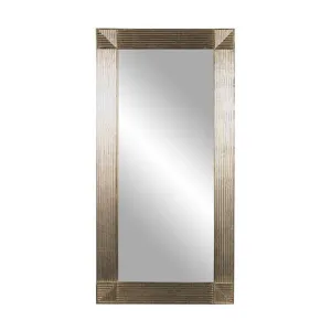 LARGE ART DECO STYLE MIRROR