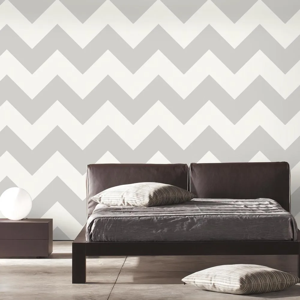 Large Chevron Peel and Stick Wallpaper