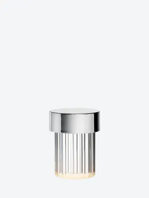 Last Order Fluted Table Lamp Inox