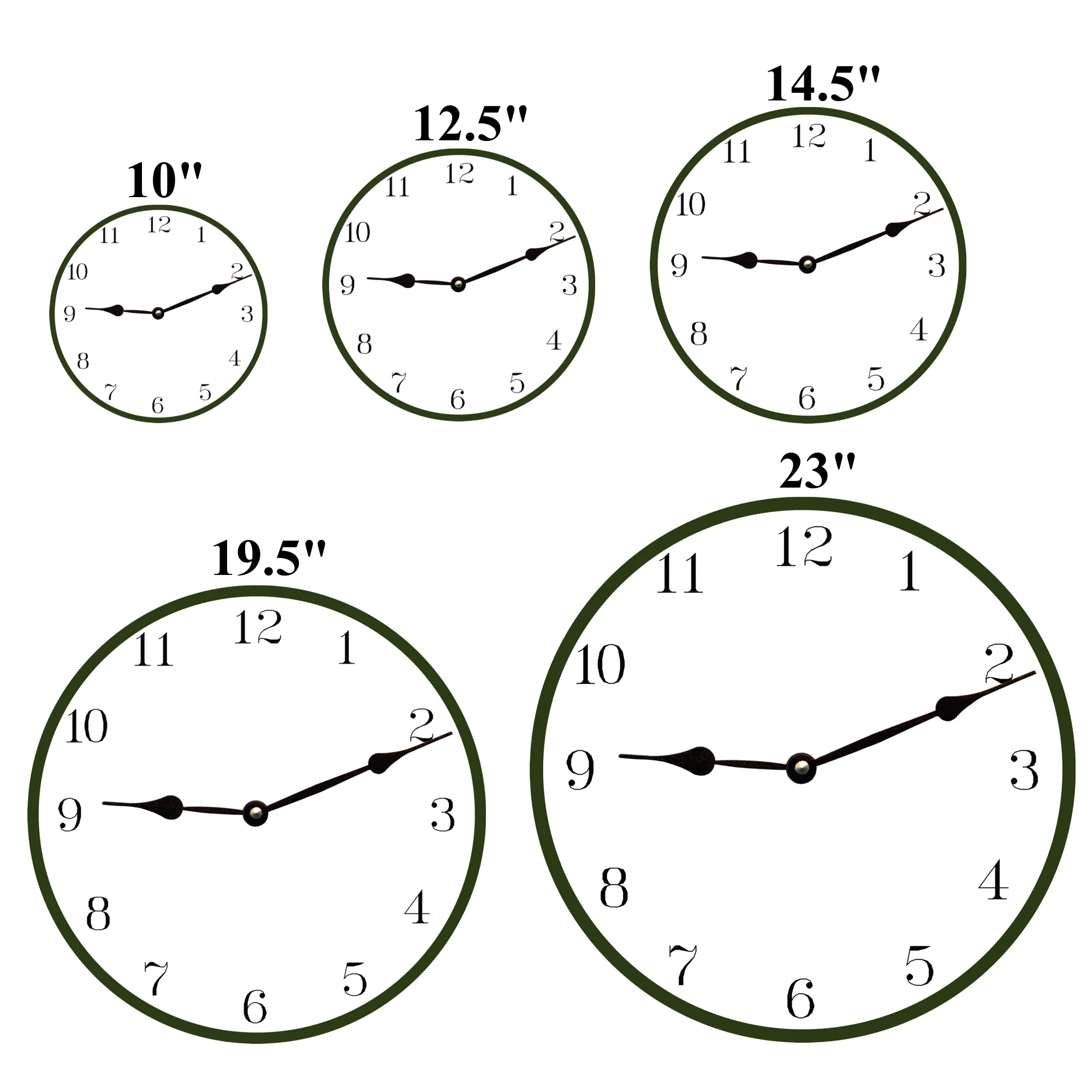 Light Blue Toile French Clock