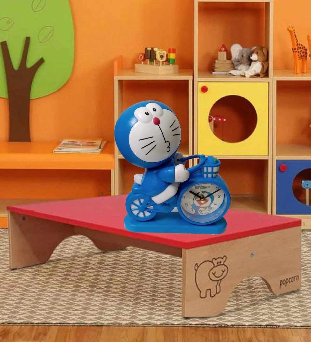 LIGHTER HOUSE�Newest Arrival Cutest Cartoon Bicycle Table Alarm Clock, Kids Room Decor (DM-Bicycle Clock) 01 Pc.
