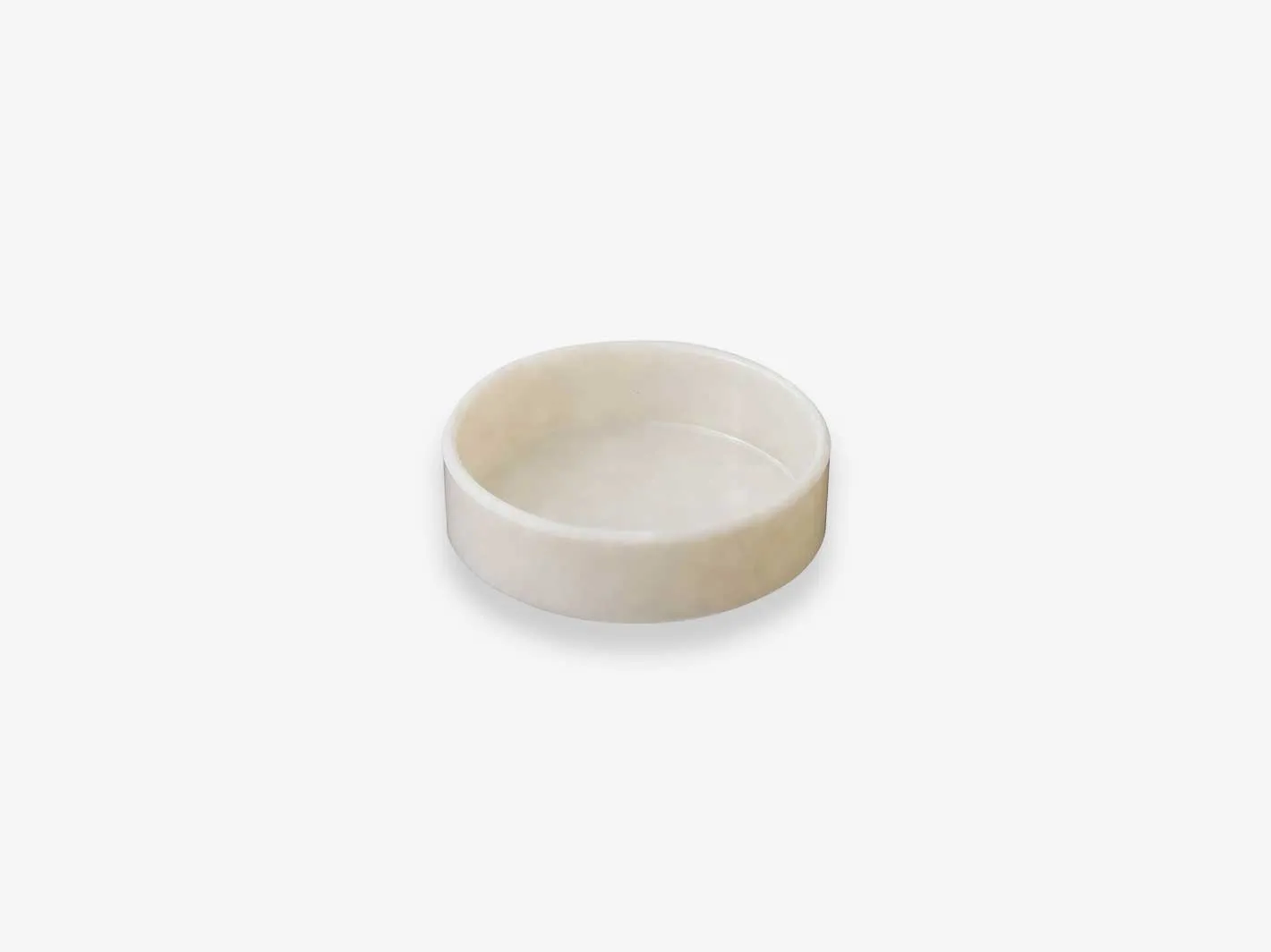 Marbled Melamine Stacking Tray S Ivory