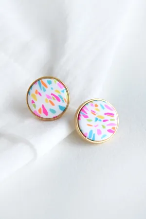 MAVERY STUD EARRINGS -MULTI
