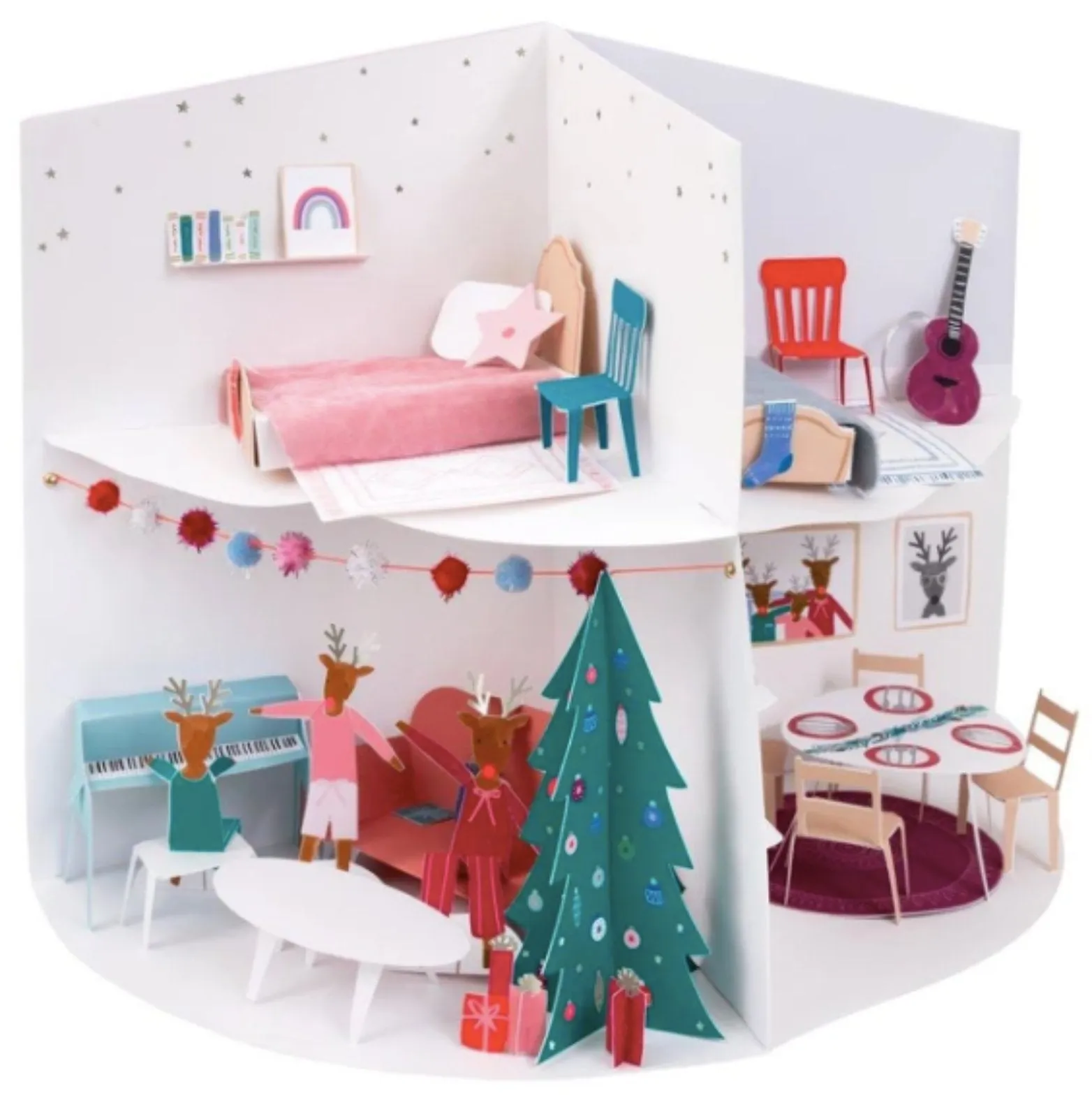 Meri Meri Christmas House Paper Craft Advent Calendar