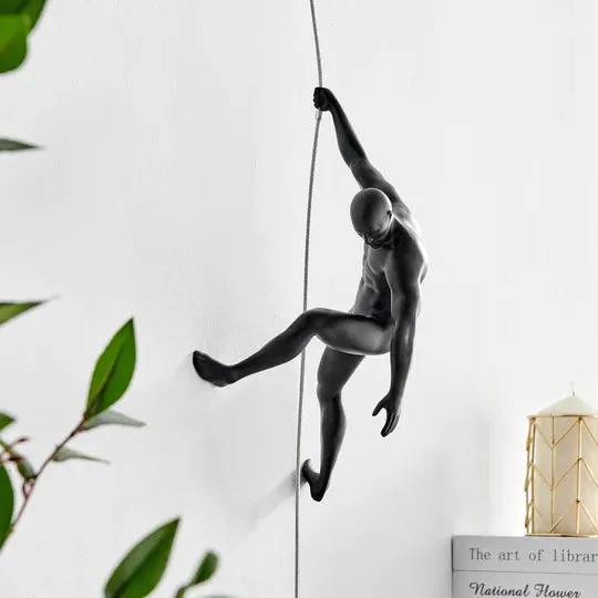 Modern Wall Decor- Climbing Couple- Set Of Two Climbers