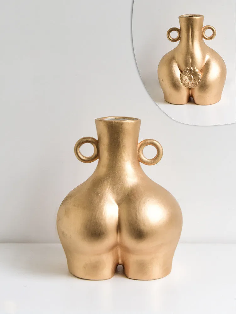Nordic Human Body Ceramics Vases Home Decoration Accessories Office Dining Table
