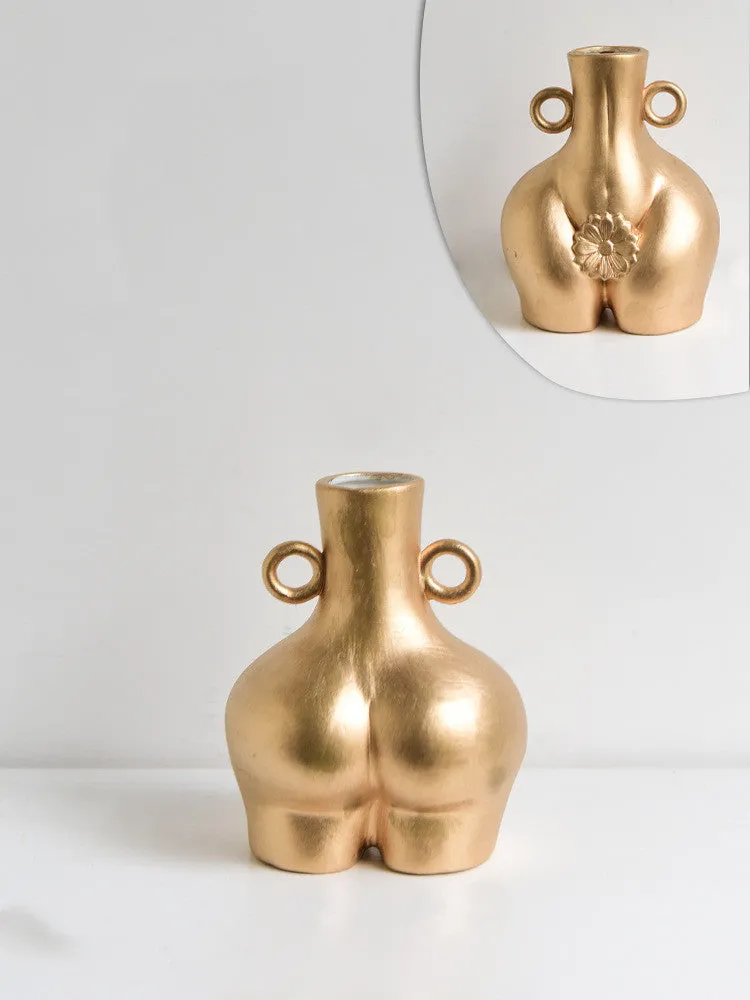 Nordic Human Body Ceramics Vases Home Decoration Accessories Office Dining Table