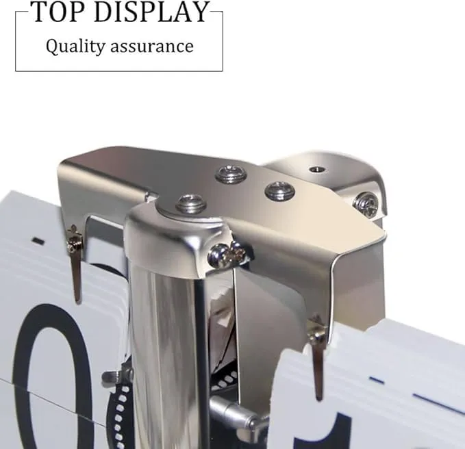 ONTRIP Flip Clock Vintage Desk Clock Retro Flip Down Clock,Flip Digital Clock,Mechanical Clock,Auto Flip Clock Table Clock,Battery Powered Internal Gear Operated Clock for Office Home