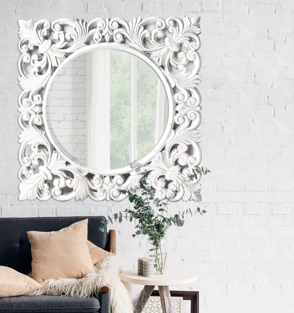 Pasha Mirror Gloss White