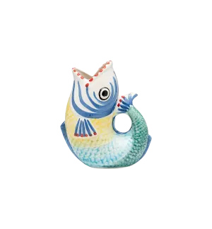 Popolo Blue Paolo Fish Vase