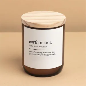 "Earth Mama" Dictionary Candle