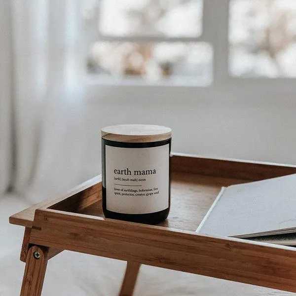 "Earth Mama" Dictionary Candle