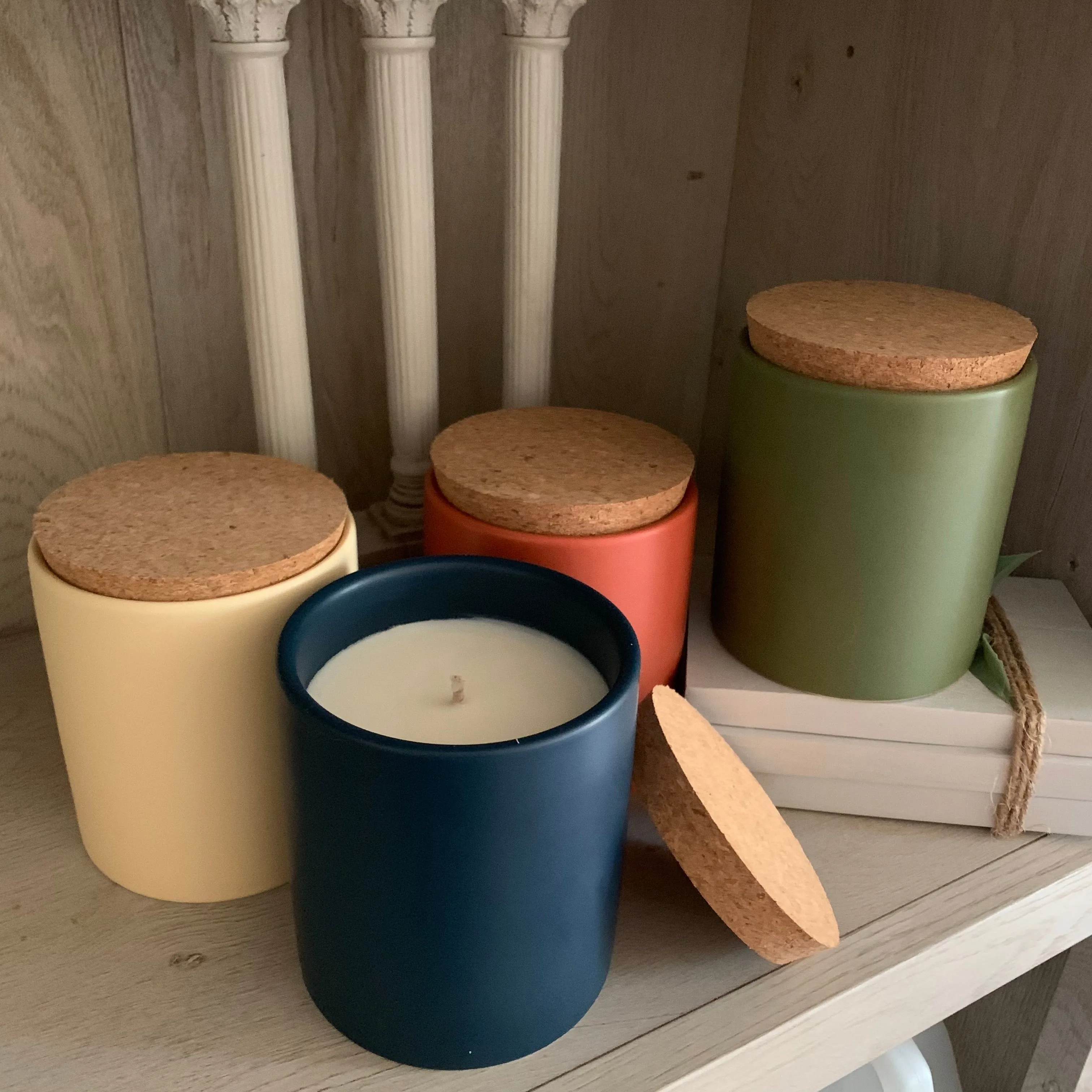 "Sage" Ceramic Jar Soy Candle - Choose your scent!
