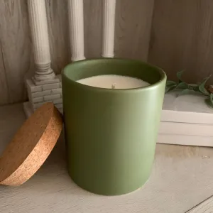 "Sage" Ceramic Jar Soy Candle - Choose your scent!
