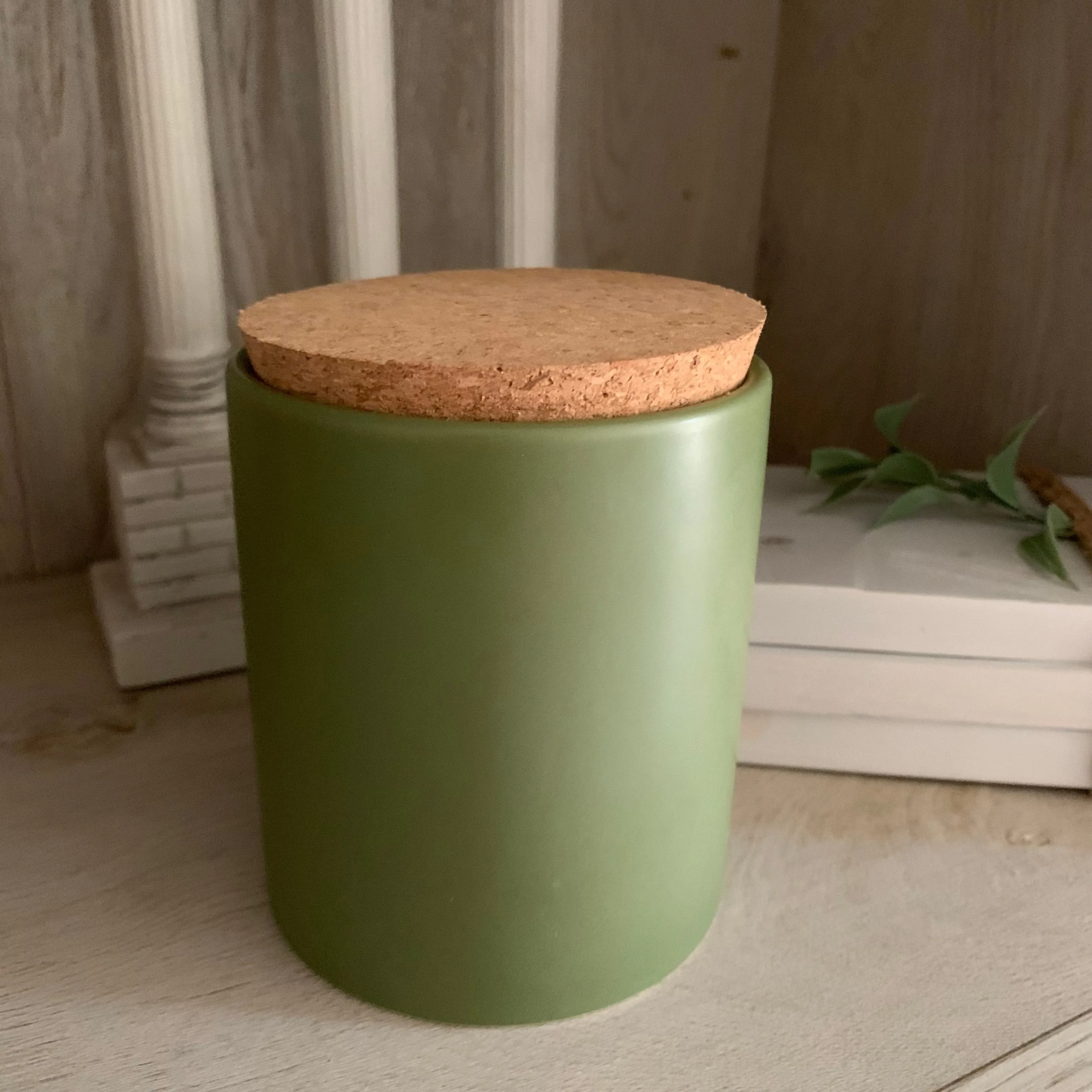 "Sage" Ceramic Jar Soy Candle - Choose your scent!