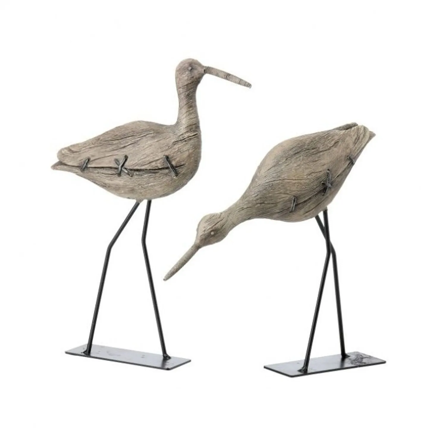 Regency International Resin & Metal Sand Piper 8-10" Set of 2 Assortment
