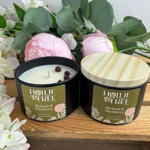 Rhubarb & Blackberry Candle Tin