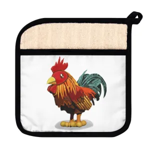 Rooster Pot Holder with Pocket