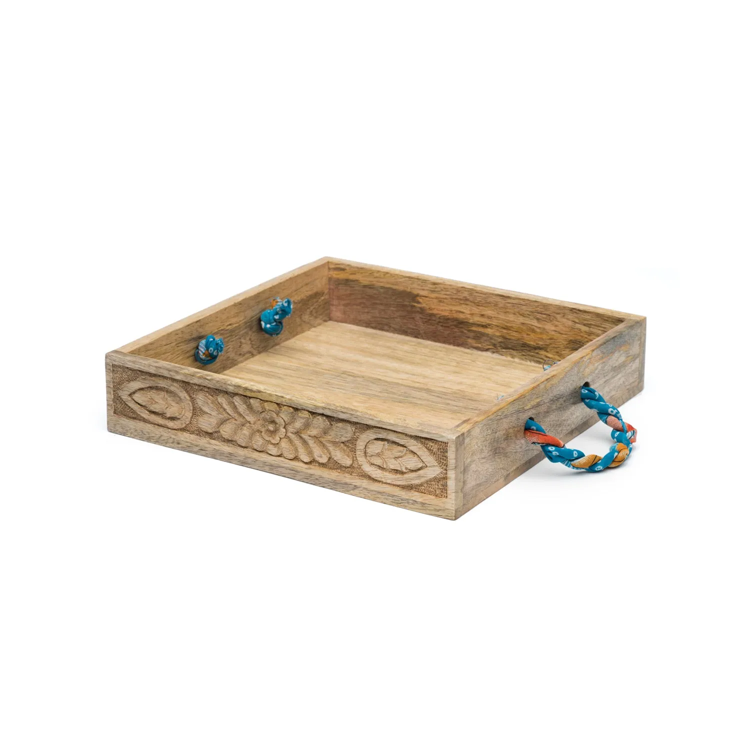 Sari Mango Serving Tray Square