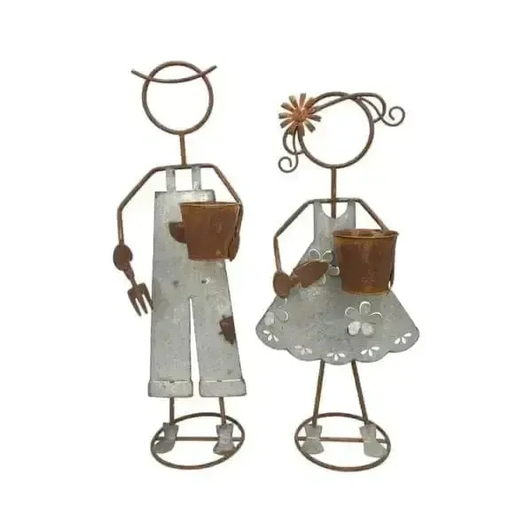 Set of 2 Farm-Kid Planters
