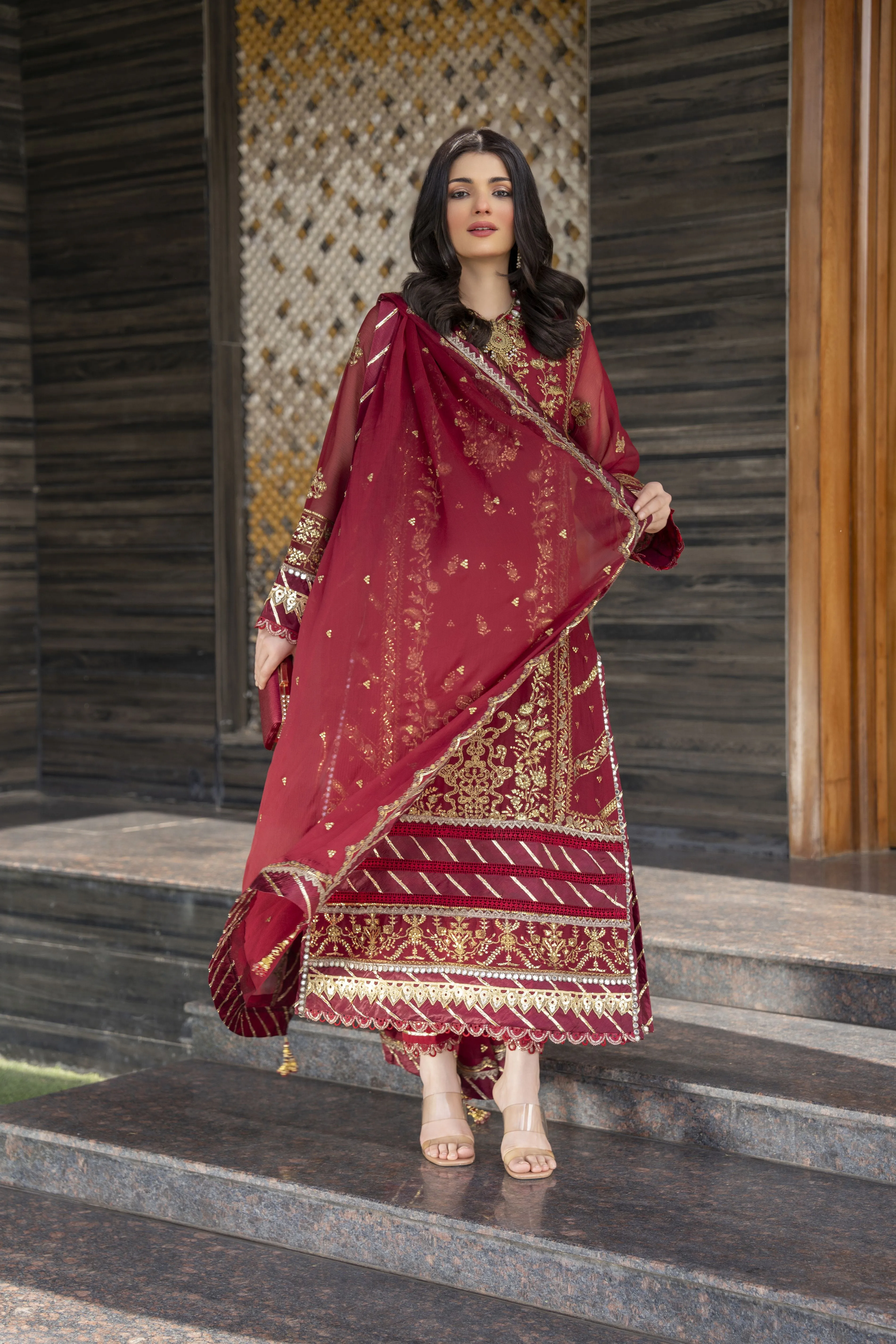 SILVER CHIFFON SEMI FORMAL SLR1
