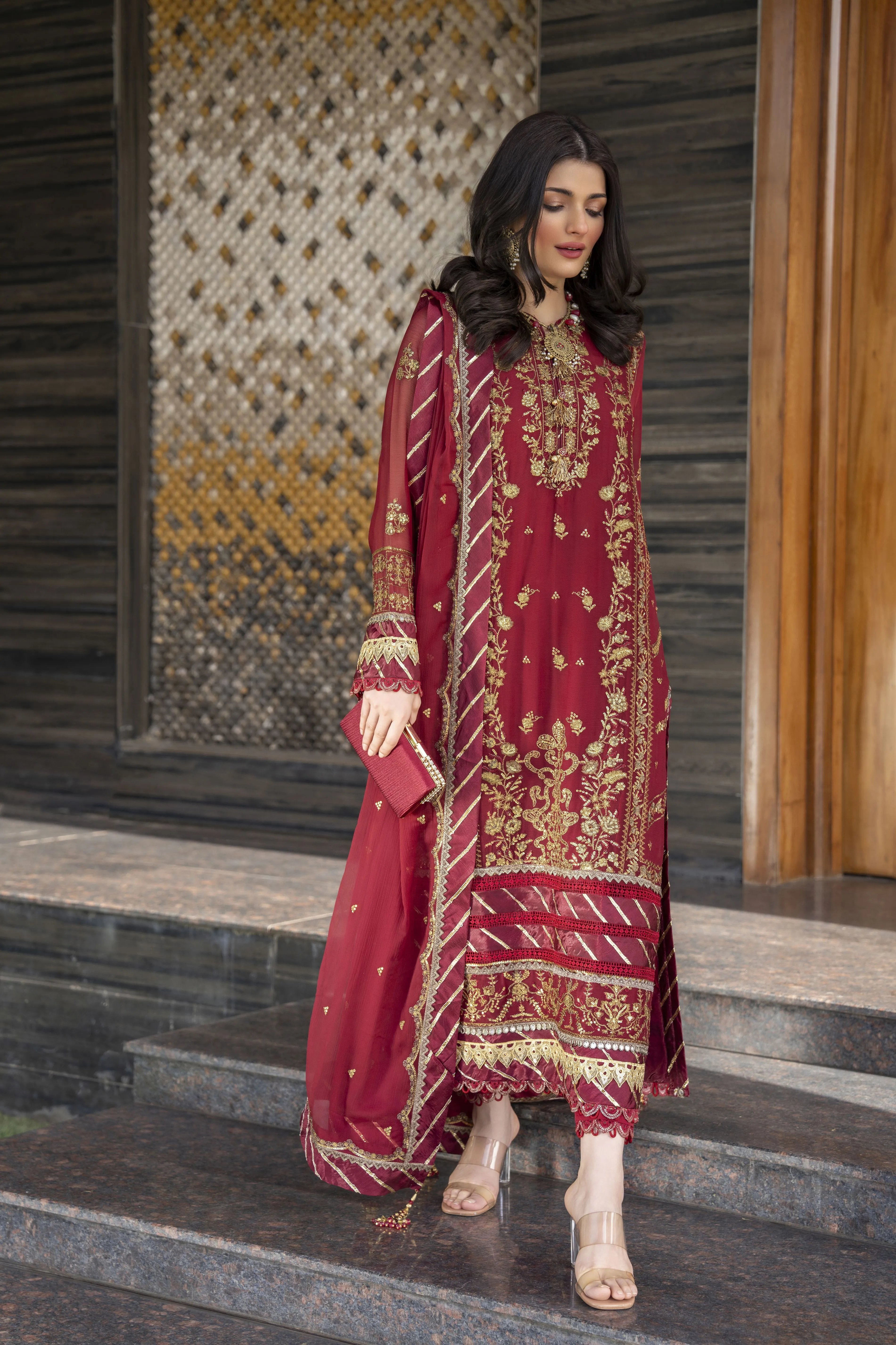 SILVER CHIFFON SEMI FORMAL SLR1