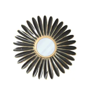 Stark Decor Reflective Elegance Enhancing Home Decor with Metal Wall Mirrors Modern Art Mirror for Home Décor, Round, Framed