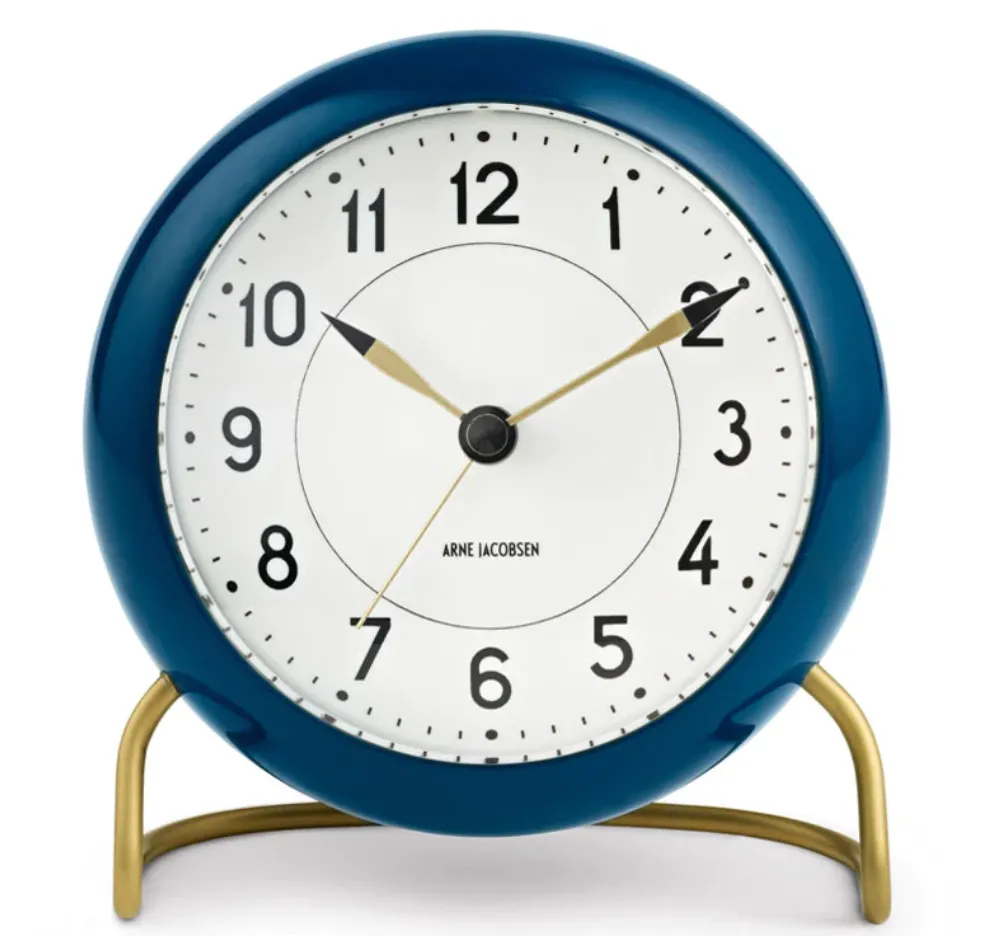 Station Alarm Clock - Petrol Blue