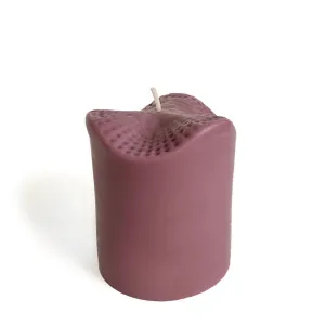 Swell Soy Pillar Candle (Mauve)
