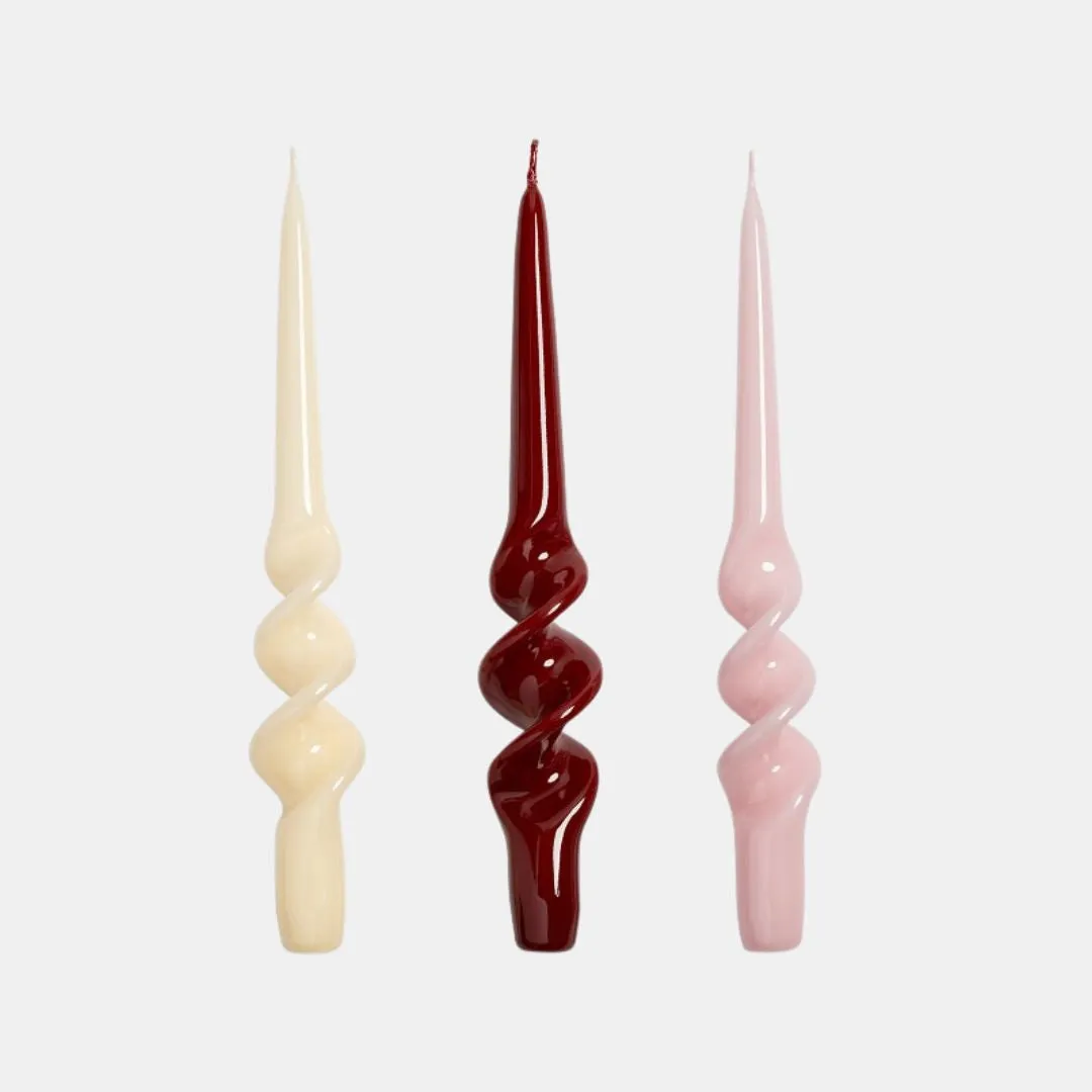 Swirl Candle | Set of 3